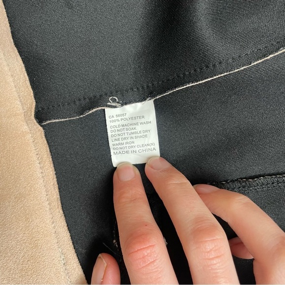 EVIE faux leather moto jacket in blush pink - Picture 7 of 11